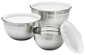 Cuisinart - 3-Piece Mixing Bowl Set - Stainless-Steel - Angle_Zoom