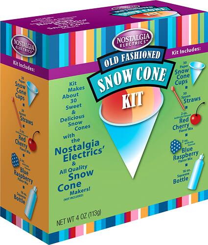 Front. Nostalgia - Snow Cone Kit - Multicolor.