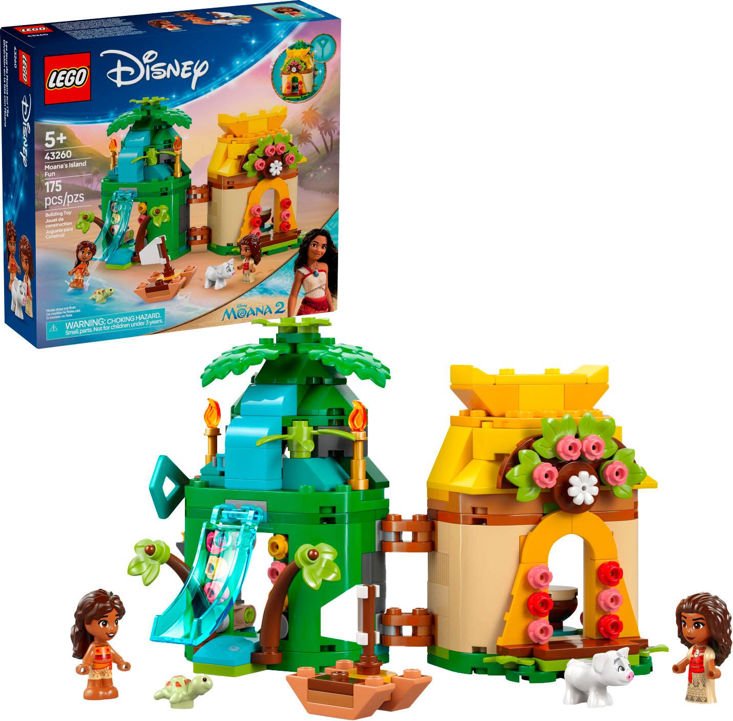 LEGO - Disney Moana's Island Fun Building Toy Playset 43260