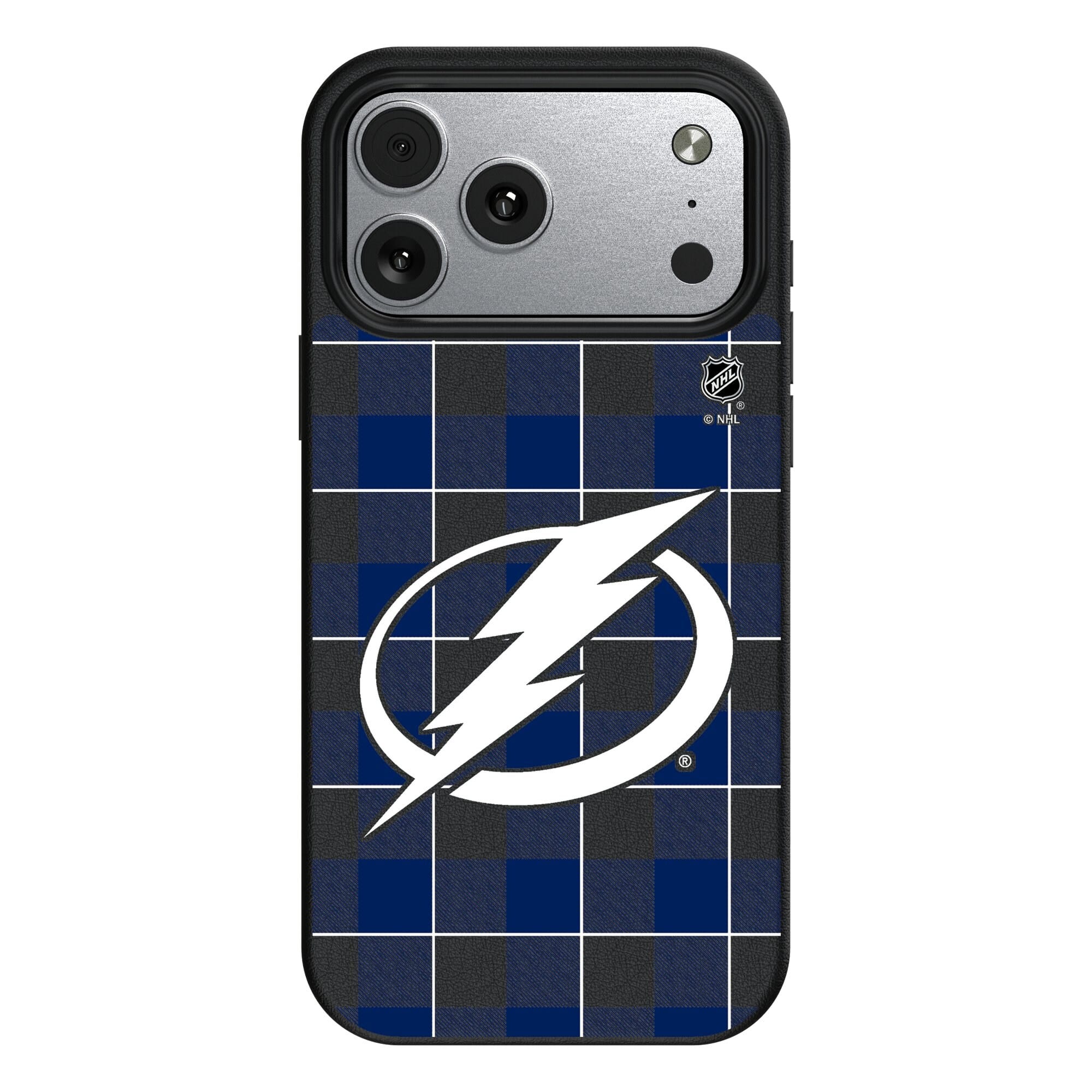 Keyscaper - NHL - Tampa Bay Lightning Plaid iPhone Magnetic Bump Case - 17 Pro - Black price history on PriceWatchPro