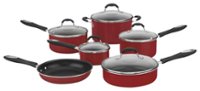 Cuisinart - Advantage 11-Piece Cookware Set - Red - Angle_Zoom