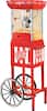Nostalgia Electrics - 10-Cup Vintage Collection Old-Fashioned Movie Time Popcorn Cart - Red-Front_Standard