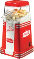 Nostalgia RHP310COKE Coca-Cola 8-Cup Hot Air Popcorn Maker - Red - Front_Zoom