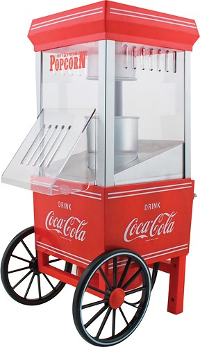 Nostalgia Electrics - Coca-Cola Series 12-Cup Hot Air Popcorn Maker