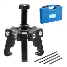 VEVOR - Harmonic Balancer Puller Kit, Adjustable 3-Jaw Puller Fits Most Late Model Vehicles, 3-Jaw Pulley Puller Set - Black