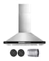VEVOR - 20 inches - Convertible - Wall Range Hood - Silver