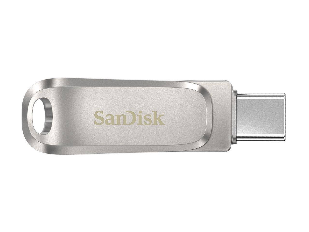 Alt View 1. SanDisk - SanDisk 1TB Ultra Dual Drive Luxe USB Type-C Flash Drive (SDDDC4-1T00-G46) - Luxe.