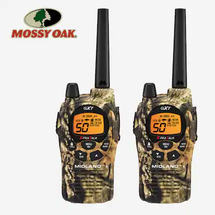 MOSSY OAK
GX1
VOX 50
X-TRA ALK
MENU WX MON SCAN
CALL SOS
MIDLAND