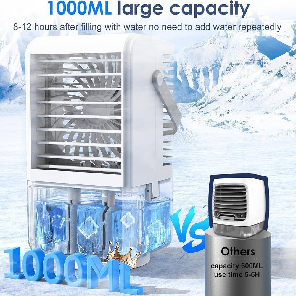 1000ML large capacity  
8-12 hours after filling with water no need to add water repeatedly  

VS  

Others  
capacity 600ML  
use time 5-6H
