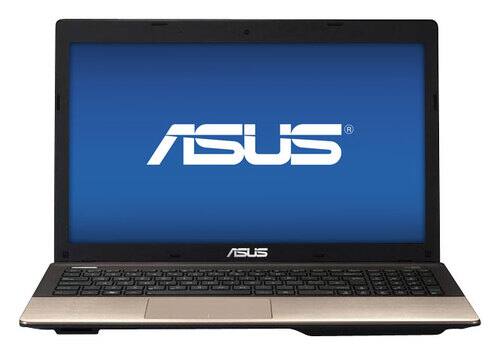 Front Standard. Asus - K-Series 15.6" Laptop - 4GB Memory - 750GB Hard Drive - Mocha.