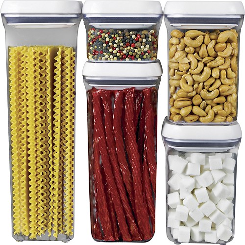 OXO Good Grips 10-Piece Pop Container Set - White