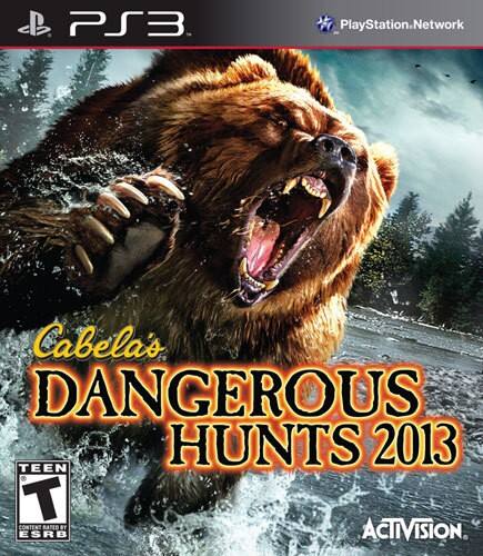 Front Standard. Cabela's Dangerous Hunts 2013 - PlayStation 3.