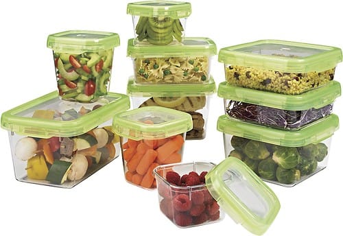 Best Buy: OXO Good Grips LockTop 20-Piece Container Set Green 1125380