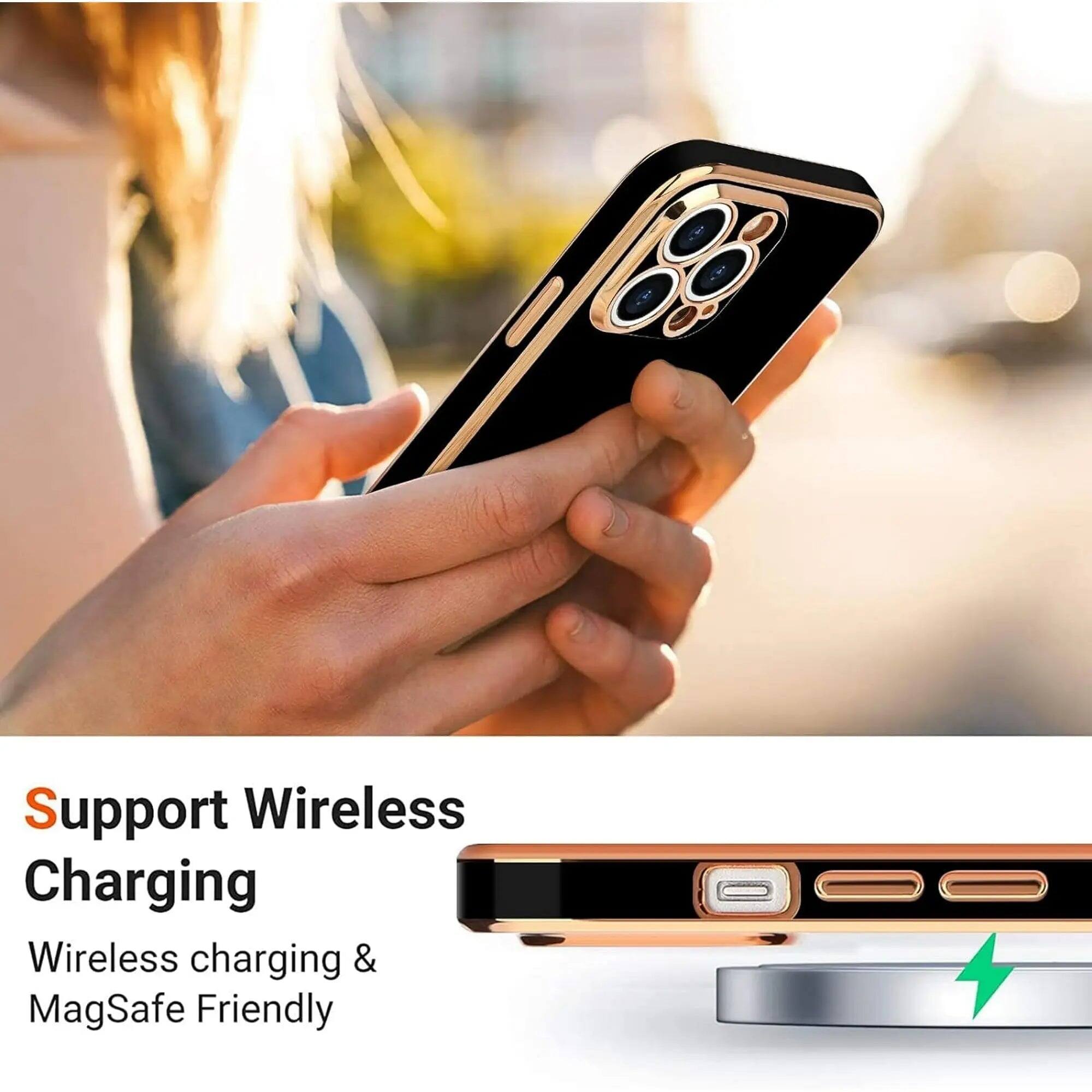 Support Wireless Charging  
Wireless charging & MagSafe Friendly