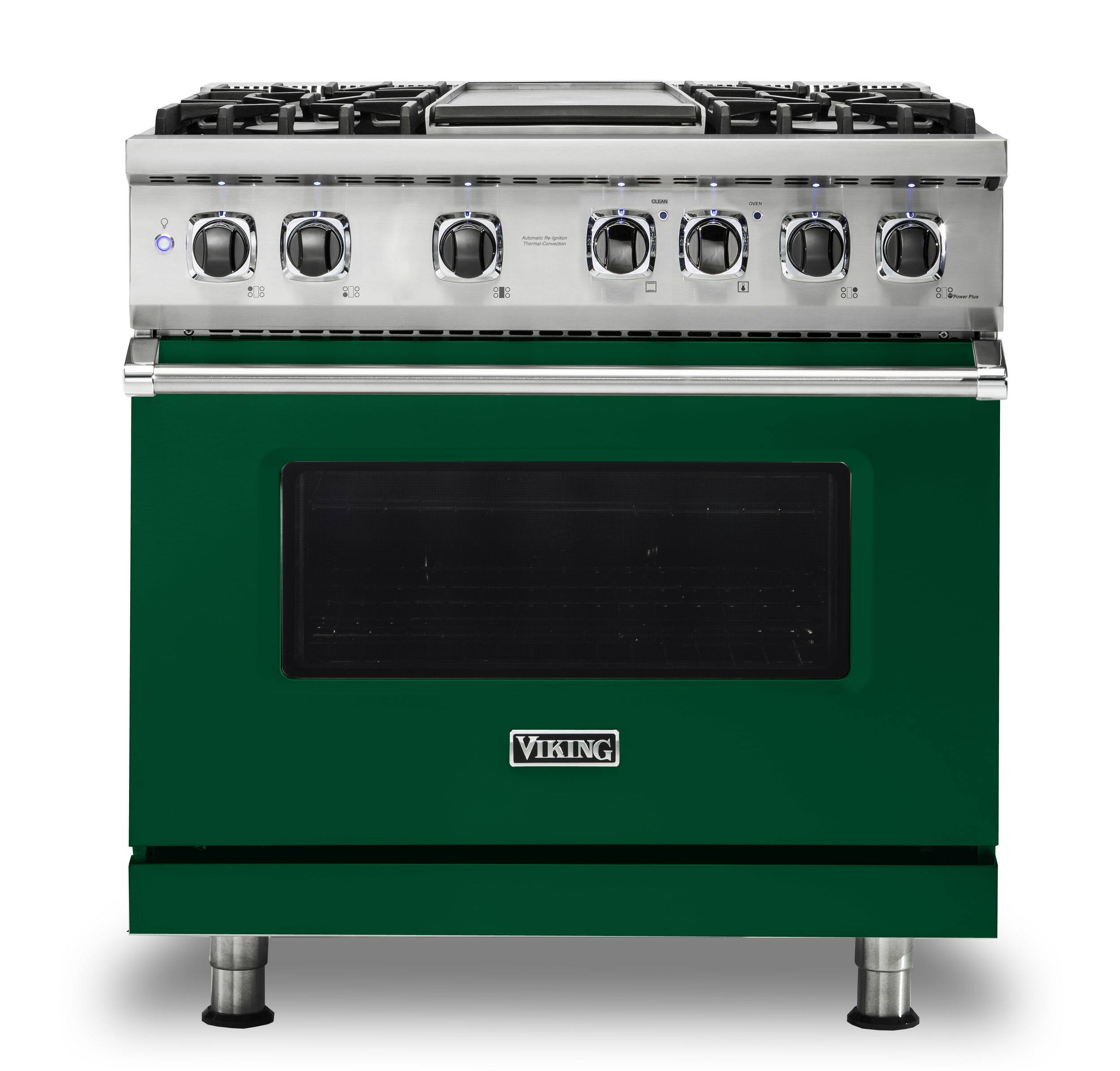Viking - 36-Inch Dual Fuel Freestanding Range - Ivy