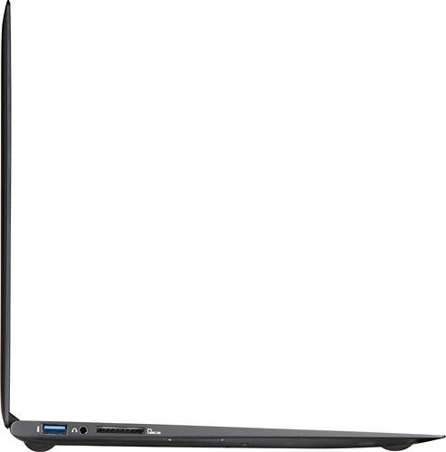 Alt View Standard 8. Asus - Ultrabook 13.3" Touch-Screen Laptop - 4GB Memory - 128GB Solid State Drive - Radiant Black.