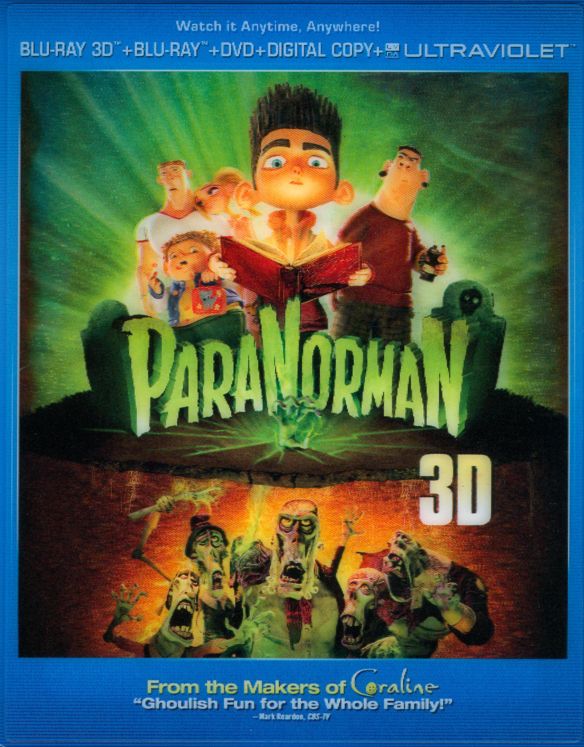  ParaNorman [3 Discs] [Includes Digital Copy] [UltraViolet] [3D] [Blu-ray/DVD] [Blu-ray/Blu-ray 3D/DVD] [2012]