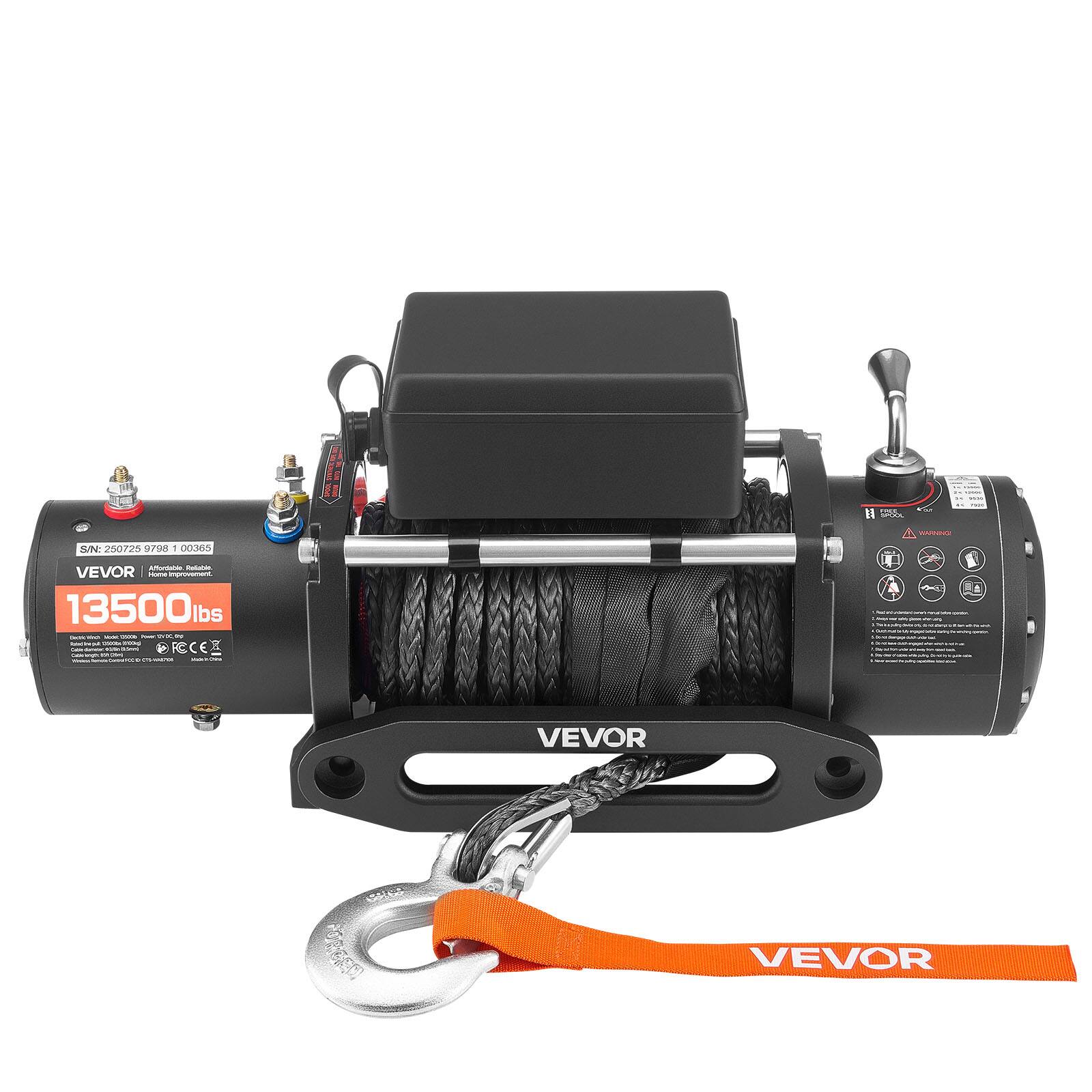 - SN: 250725 97981 00365
- VEVOR
- 13500 lbs
- RECEIVED
- VEVOR