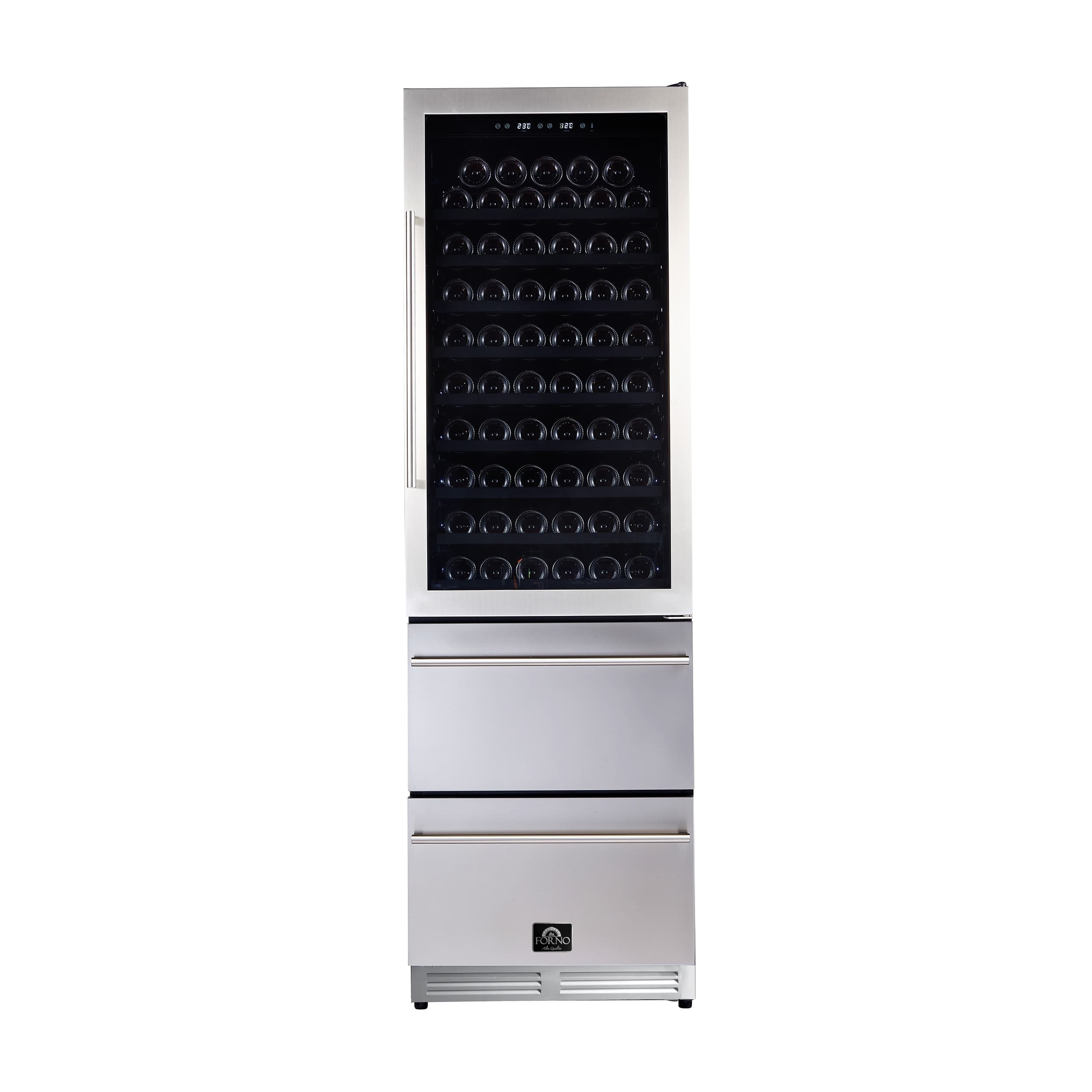 Azienda Dual Zone Convertible 108-Bottle Wine Cooler Front