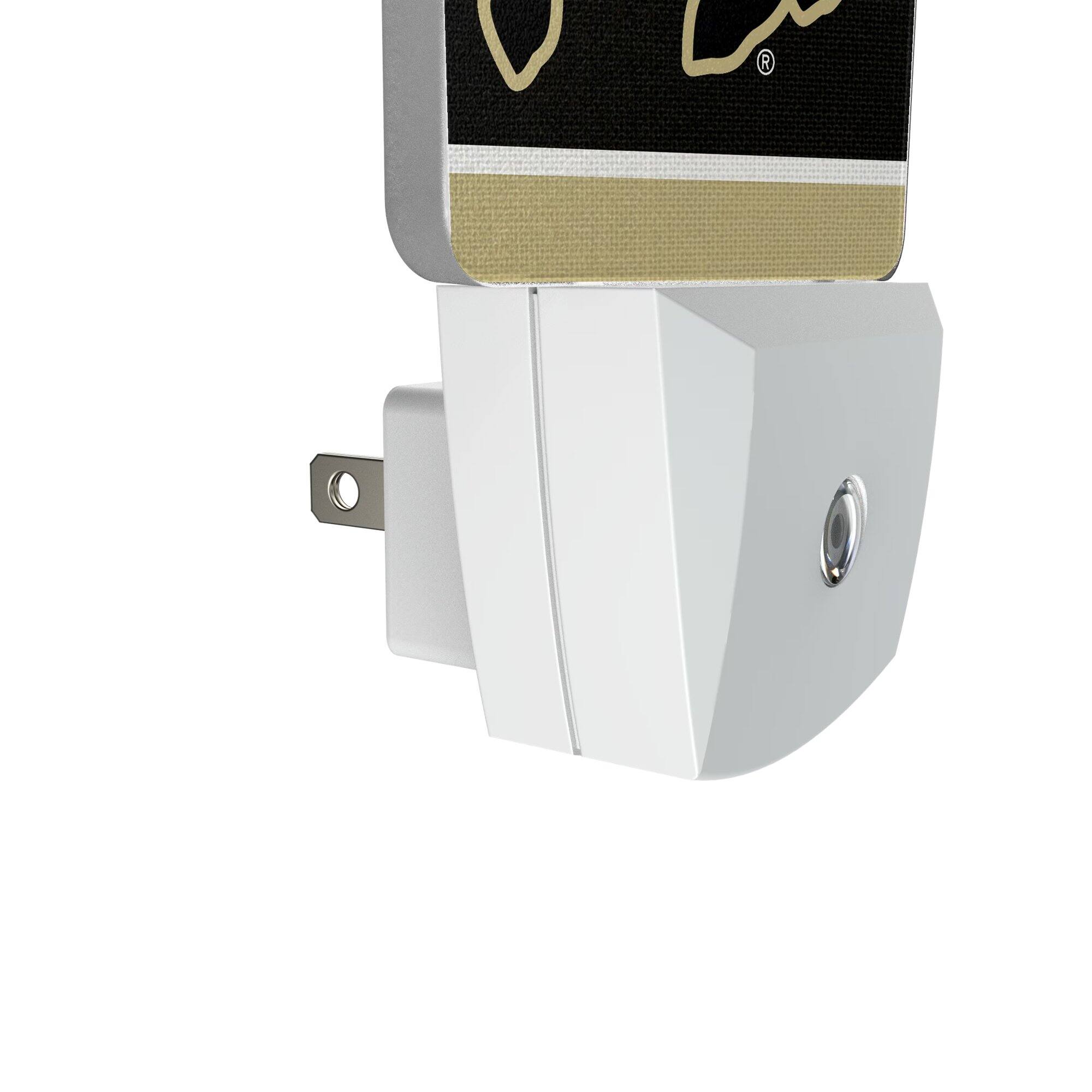 Alt View 2. Keyscaper - Colorado Buffaloes Stripe Design Nightlight 2-Pack - Multicolor.