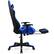 Alt View 19. Costway - Racing Massage Gaming Chair with Footrest - Blue + Black.