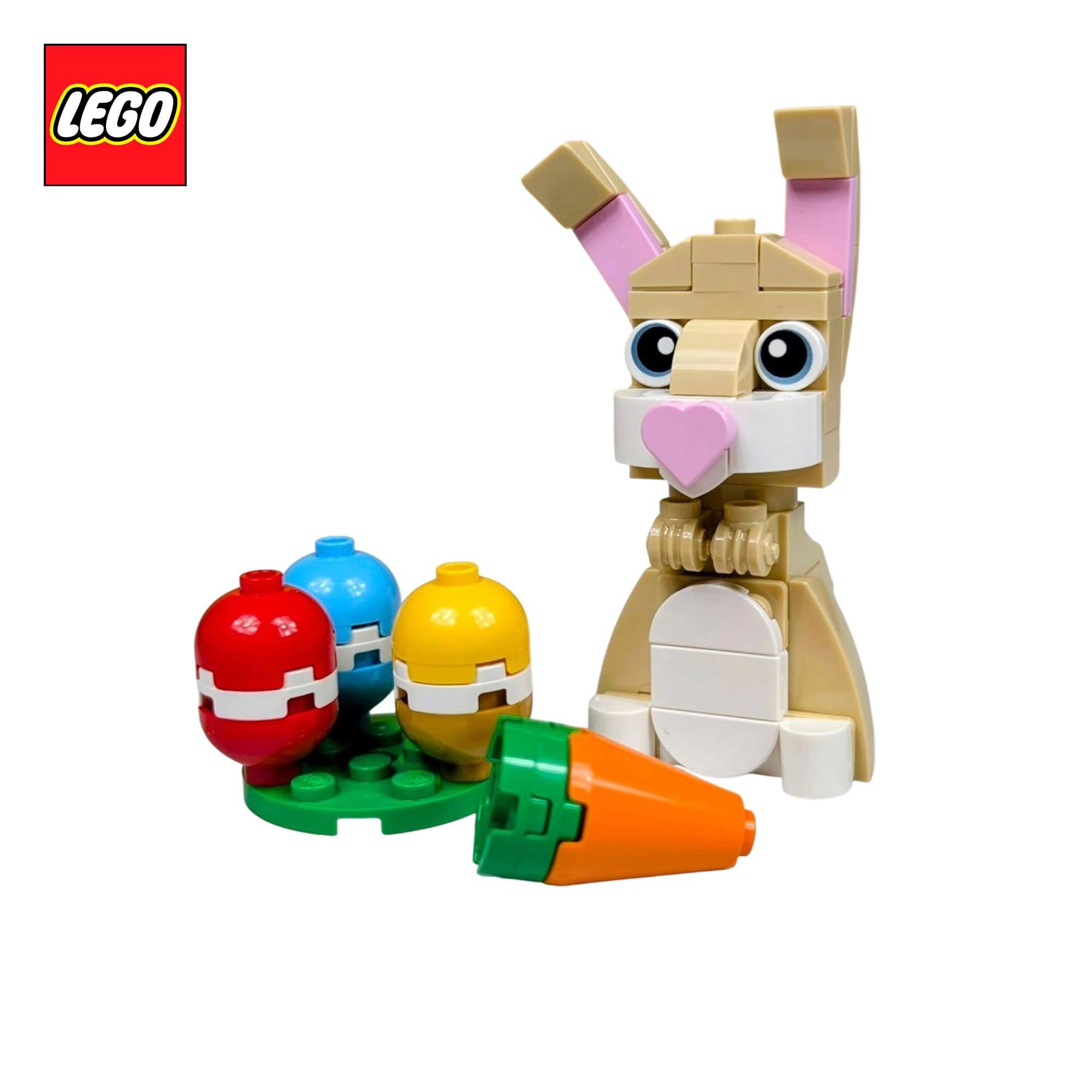 Alt View 1. LEGO - LEGO Creator 30716 Cute Easter Bunny 66-Piece Building Set - Tan.