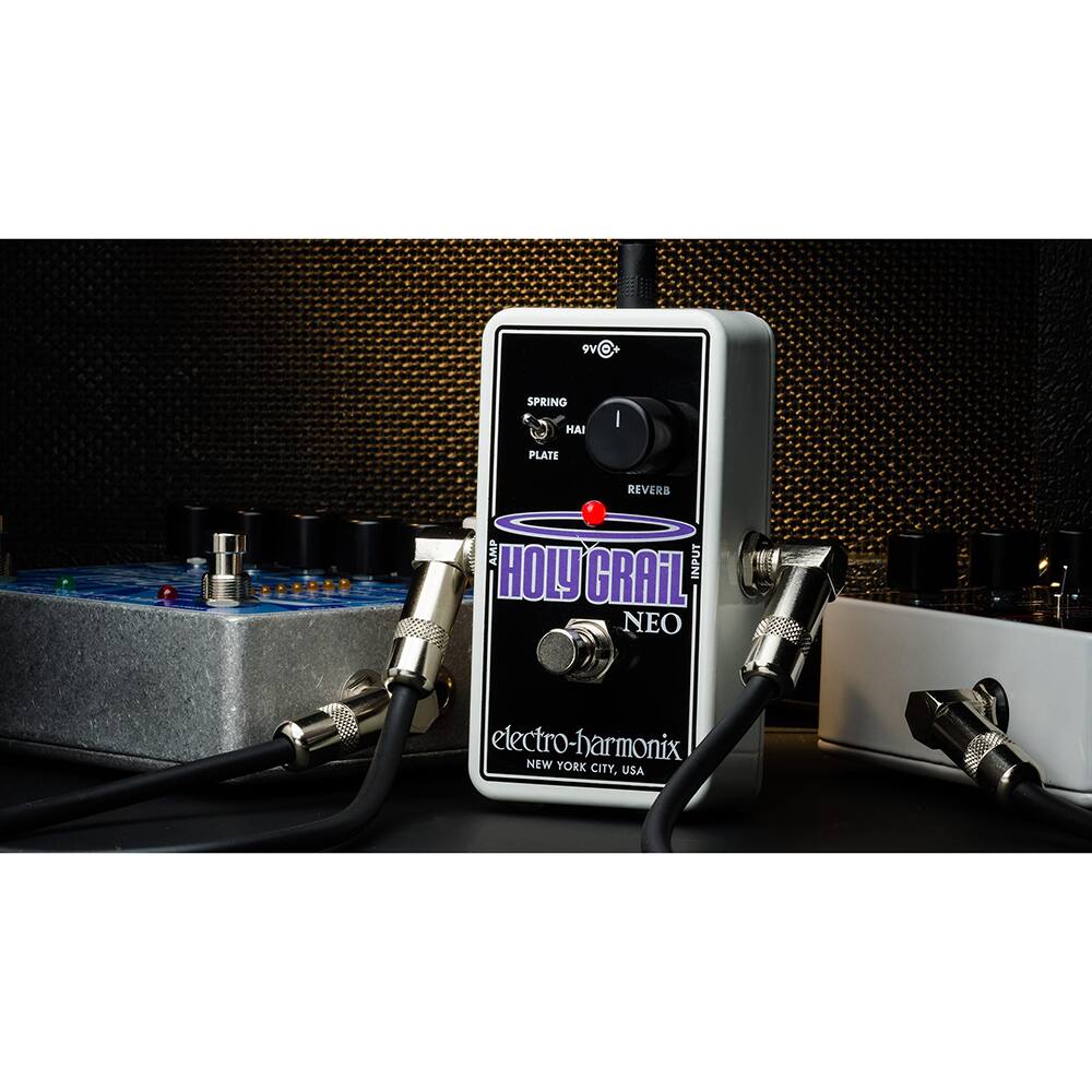 9V O SPRING F HAI PLATE I REVERB AMP INPUT HOLY GRAIL NEO electro-harmonix NEW YORK CITY, USA