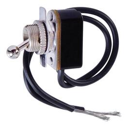 Jandorf - 6 amps Single Pole Ball Toggle Power Tool Switch 1 pk - Black/Silver