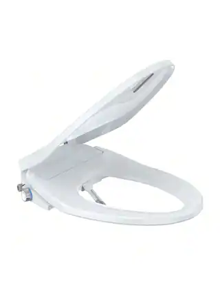 Front. Jojoka - Smart Bidet Toilet Seat w/ Unlimited Warm Water & Multiple Sprays, Auto Opening Lid,LED Nightlight,Power Outage Function - White.