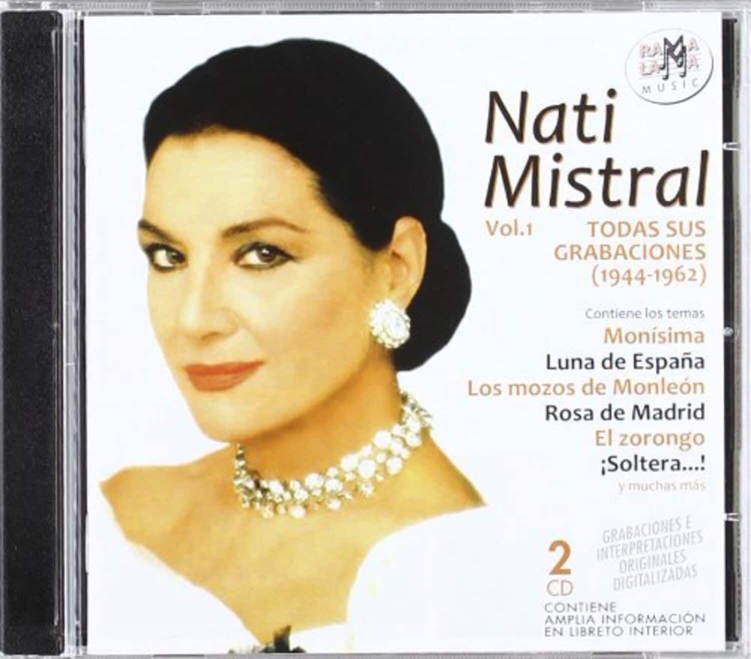 Nati Mistral - Todas Sus Grabaciones 1944-1962 Vol 1   - COMPACT DISCS [CD] price history on PriceWatchPro