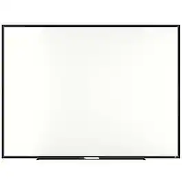 TRU RED - Melamine Dry Erase Board, 4' x 3' - Black Frame
