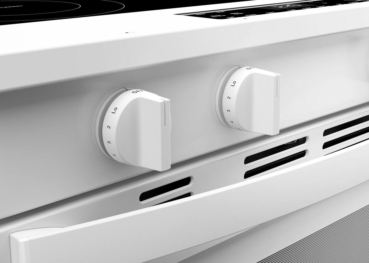 Alt View 7. Whirlpool - 5.3 Cu. Ft. Slide-In Electric Range with No Preheat and Slow Cook Modes - White.