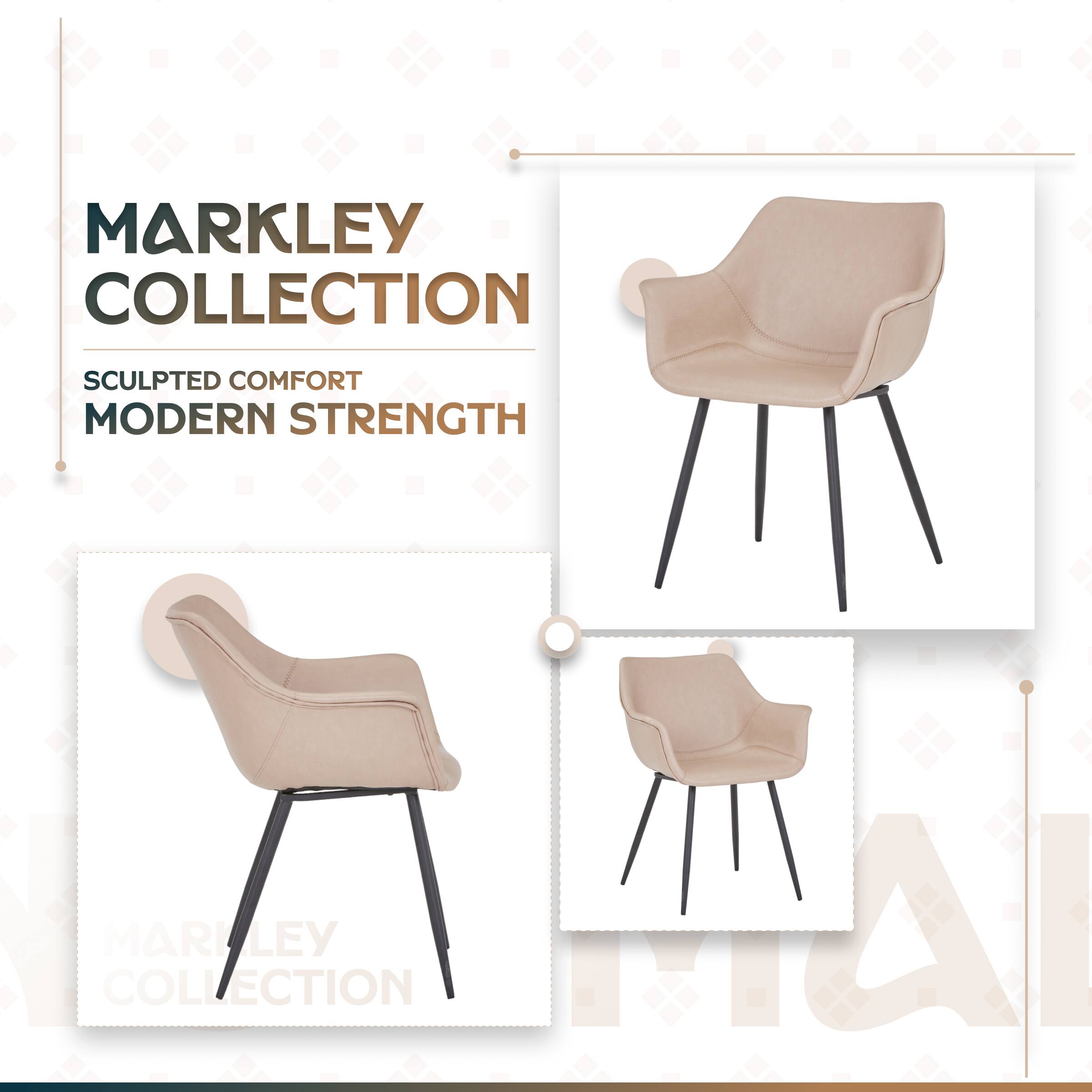 MARKLEY COLLECTION  
SCULPTED COMFORT  
MODERN STRENGTH  
MARKLEY COLLECTION