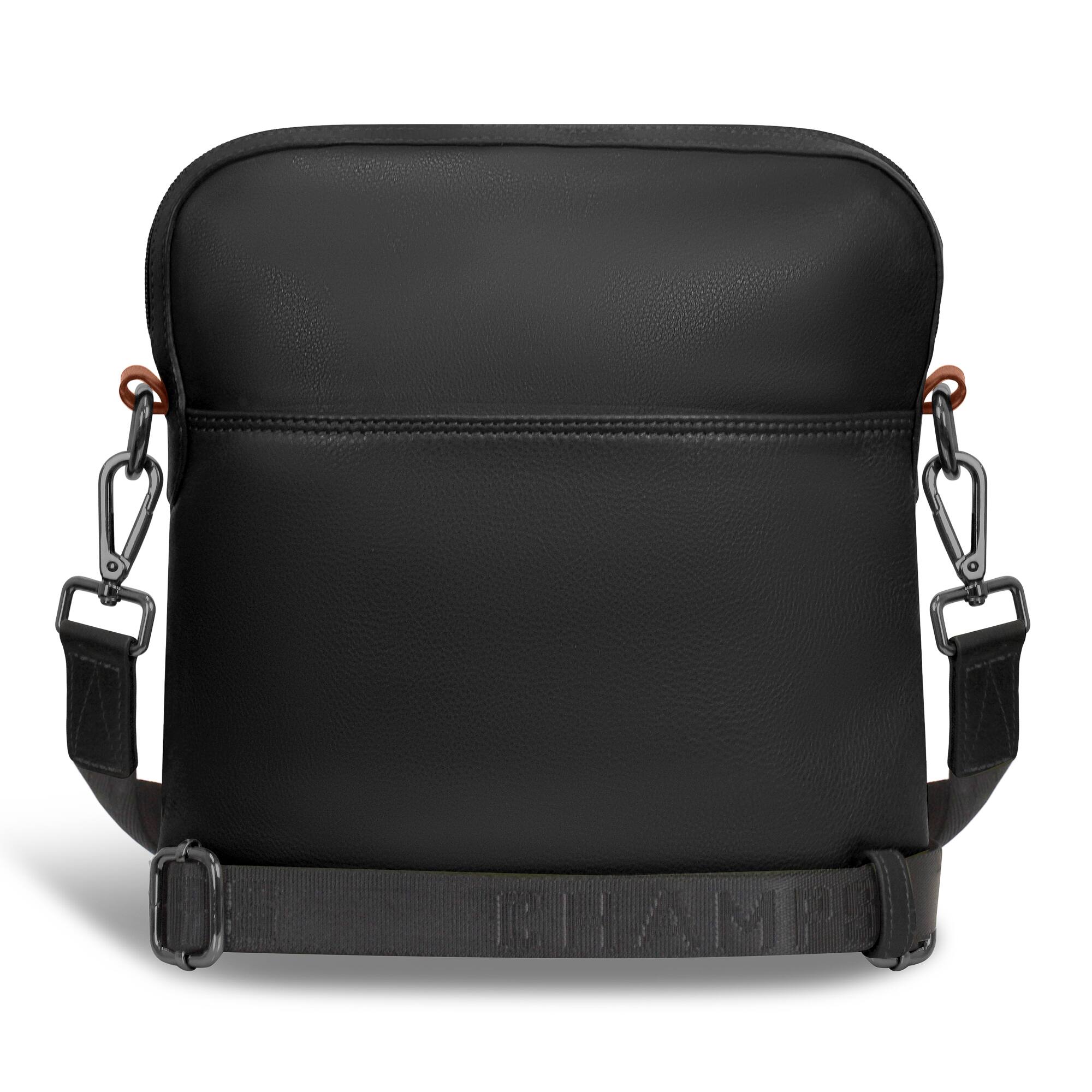 Alt View 1. Champs - OB-403-BLACK (CROSS BODY BAG) - Black.