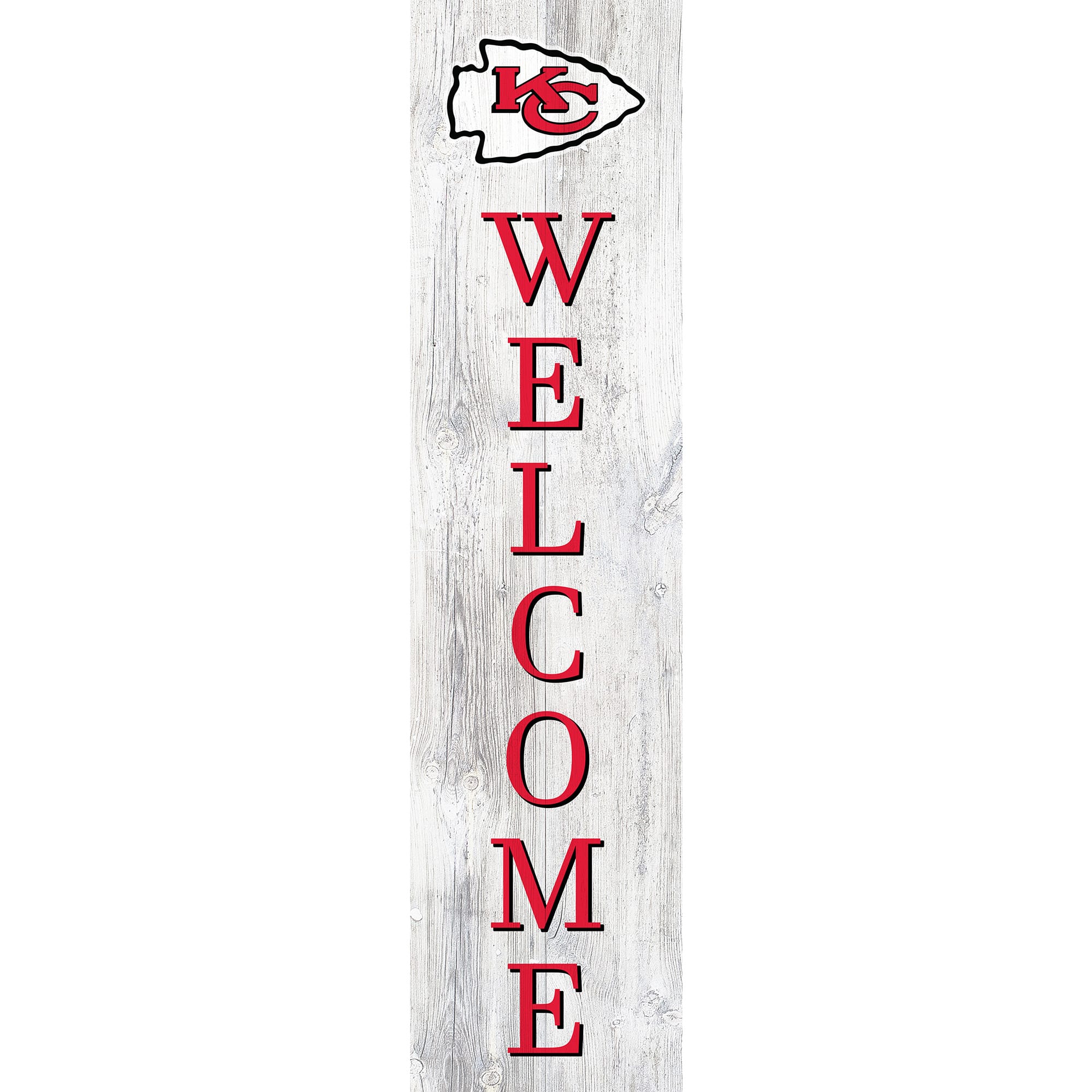 Fan Creations - Kansas City Chiefs 48'' Welcome Leaner - Multicolor price history on PriceWatchPro