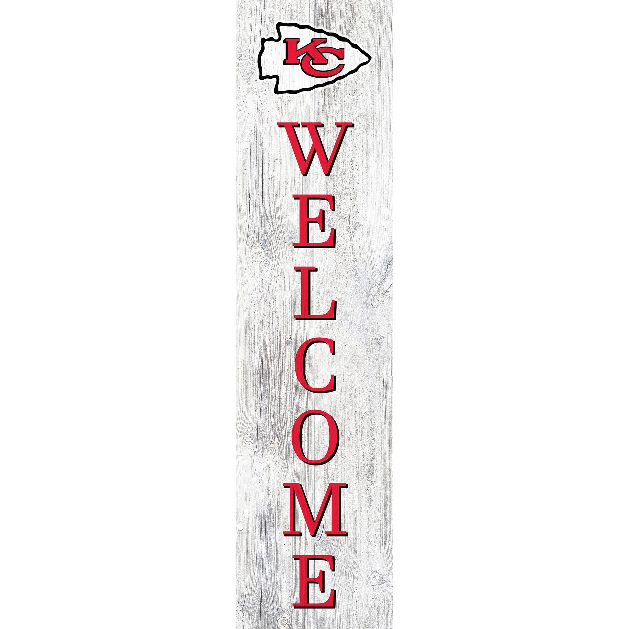 Kansas City Chiefs 48'' Welcome Leaner