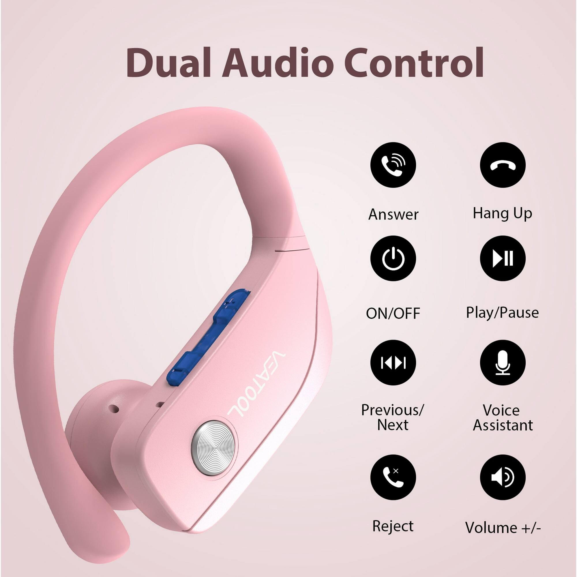 Dual Audio Control

- Answer
- Hang Up
- ON/OFF
- Play/Pause
- Previous/Next
- Voice Assistant
- Reject
- Volume +/-