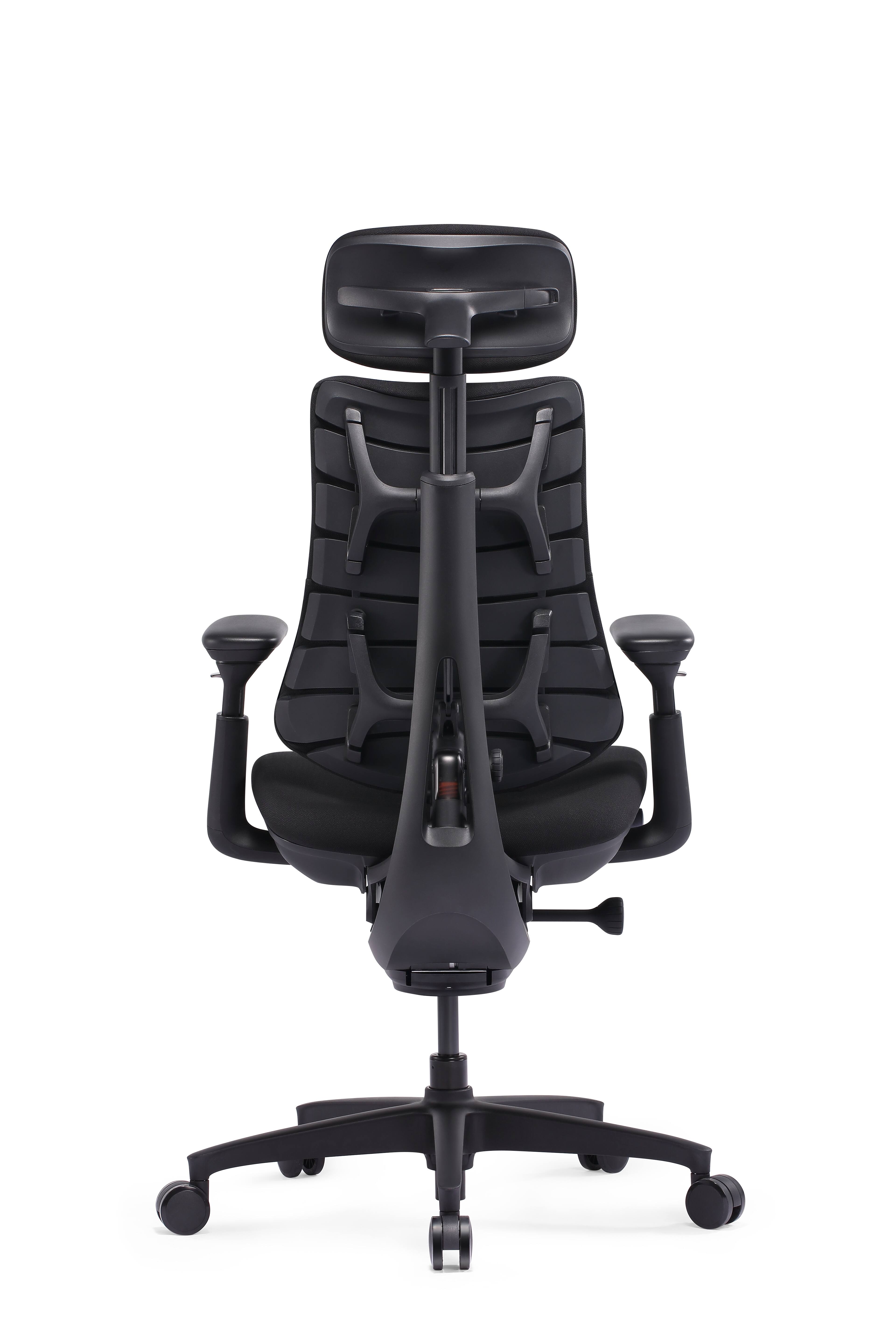 Left. LiberNovo - Omni SE Dynamic Ergonomic Chair Standard Seat-45cm - Obsidian.