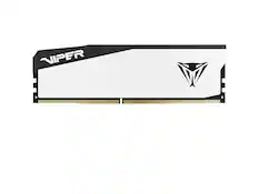 Front. Patriot - Patriot Viper Elite 5 16GB 288-Pin PC RAM DDR5 6000 CL30(PC5 48000) Hynix Desktop Memory Model VEB516G6030W - White.
