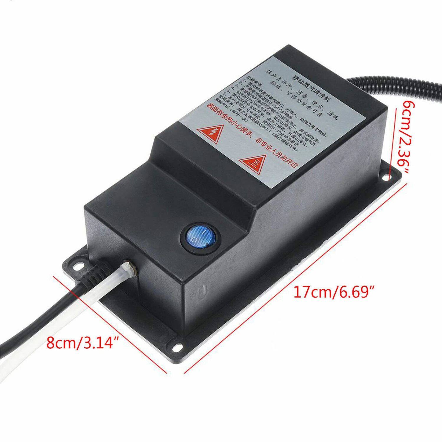 Sure, here is the corrected and grouped text from the image:

- **Model:** J
- **Voltage:** 5V
- **Current:** 150mA
- **Power:** 50c
- **Dimensions:**
  - 6cm/2.36"
  - 17cm/6.69"
  - 8cm/3.14"

**Warning Labels:**
- 装饰用
- 非专业人员勿用
- 装饰用
- 小心烫手

**Additional Text:**
- 按摩蒸汽清洁机
- 请勿去出线
- 请勿拆卸
- 请勿弄湿
- 请勿弄脏
- 请勿弄坏
- 请勿弄坏
- 请勿弄坏
- 请勿弄坏