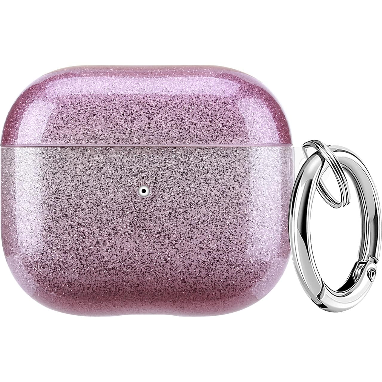 Front. SaharaCase - Inspire Series Sparkle Case for Apple AirPods (3rd Generation) - Pink.