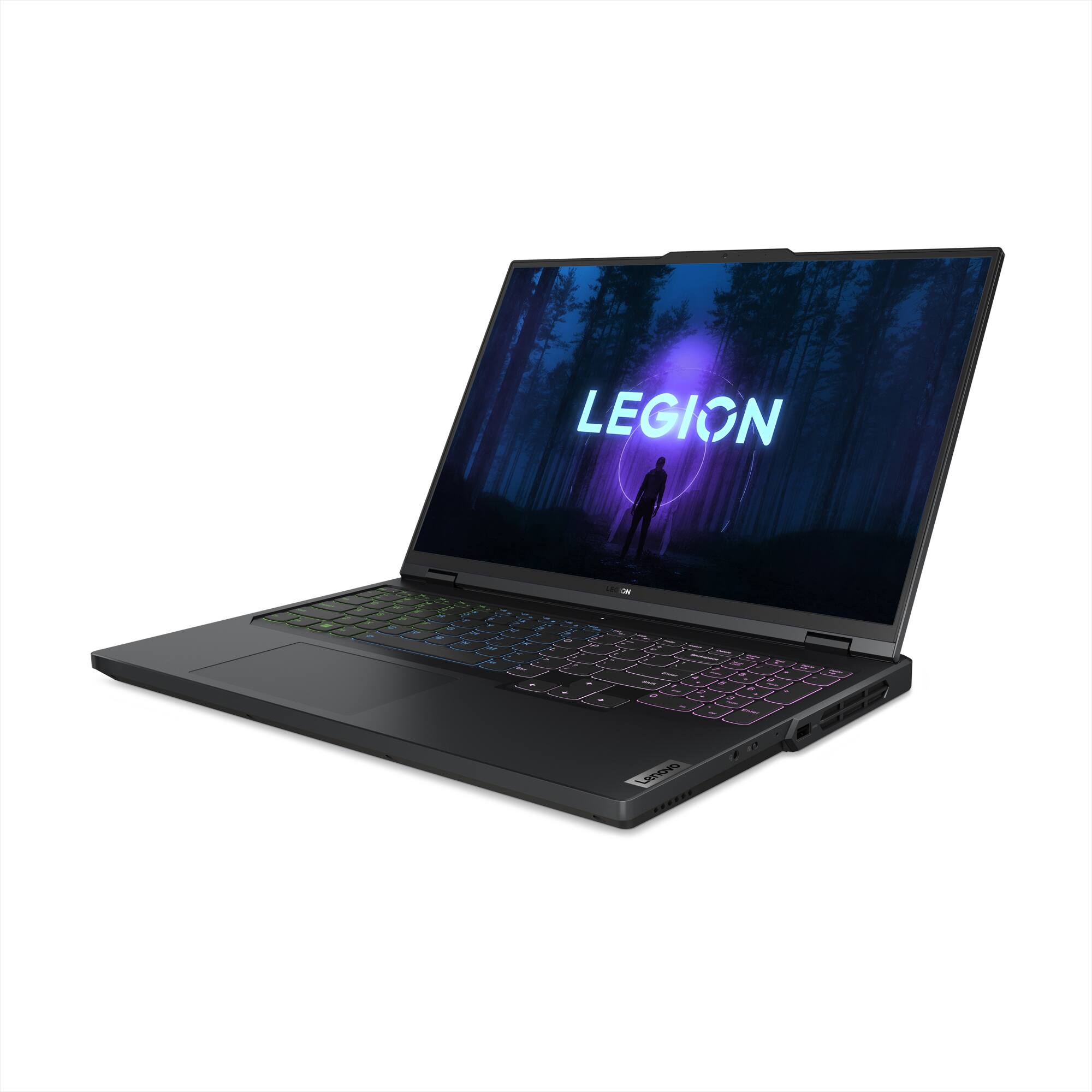 Left. Lenovo - Legion Pro 5i 16" Gaming Laptop WQXGA - Intel 13th Gen Core i7 with 16GB Memory - NVIDIA GeForce RTX 4070 8GB - 1TB SSD - Onyx Grey.