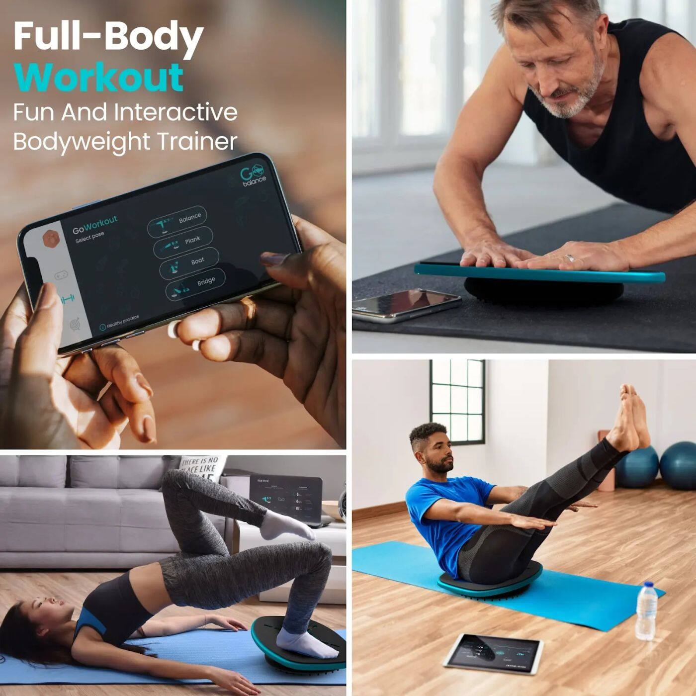 Full-Body Workout Fun And Interactive Bodyweight Trainer

GoWorkout
Select pose
Balance
Plank
Bridge