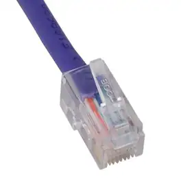Sanoxy - Cables and Adapters; 3ft Cat5e 350 MHz UTP Assembled Ethernet Network Patch Cable - Purple