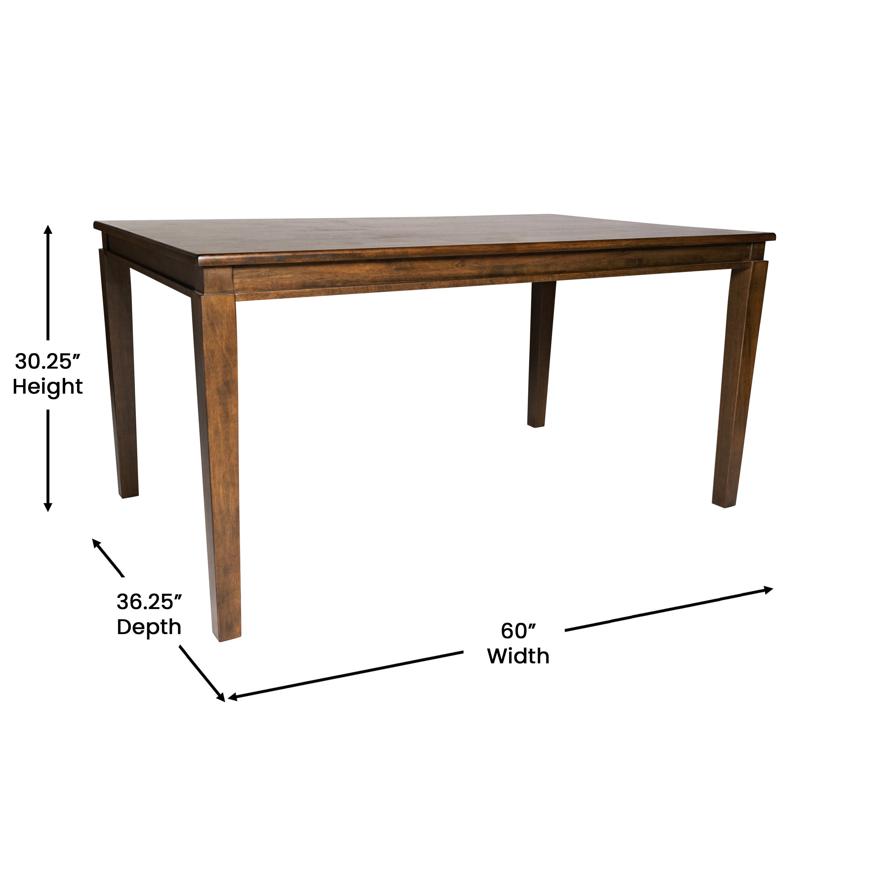 30.25" Height  
36.25" Depth  
60" Width