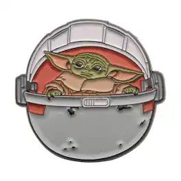 Star Wars - The Mandalorian The Child In Carriage Enamel Pin - Green