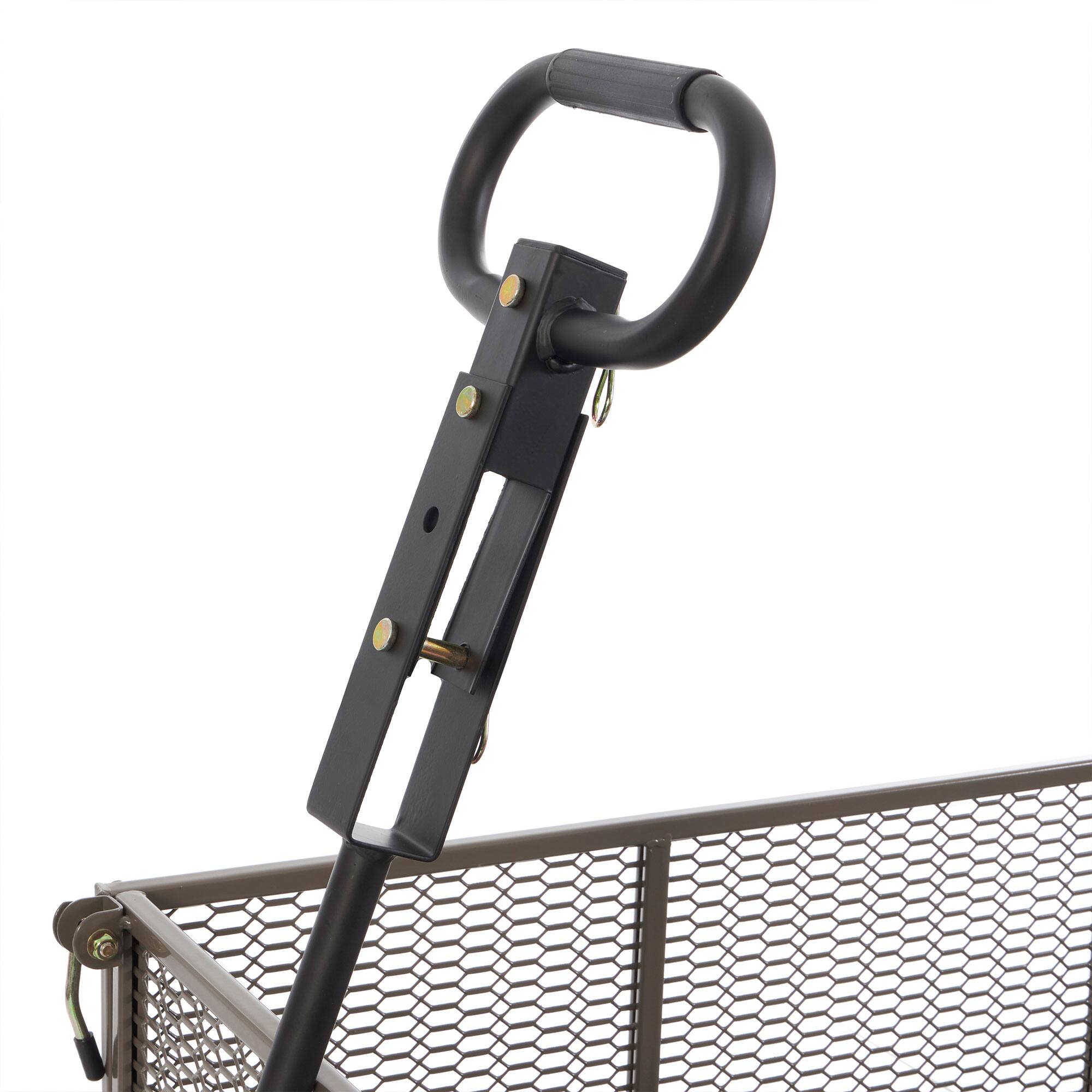 Alt View 8. Gorilla Carts - Gorilla Carts Steel Dump Cart Garden Beach Wagon, 1,200 Pound Capacity, Gray - Gray.