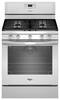Whirlpool - 5.8 Cu. Ft. Self-Cleaning Freestanding Gas Convection Range - White-Front_Standard