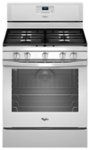 Front Zoom. Whirlpool - 5.8 Cu. Ft. Self-Cleaning Freestanding Gas Convection Range - White.