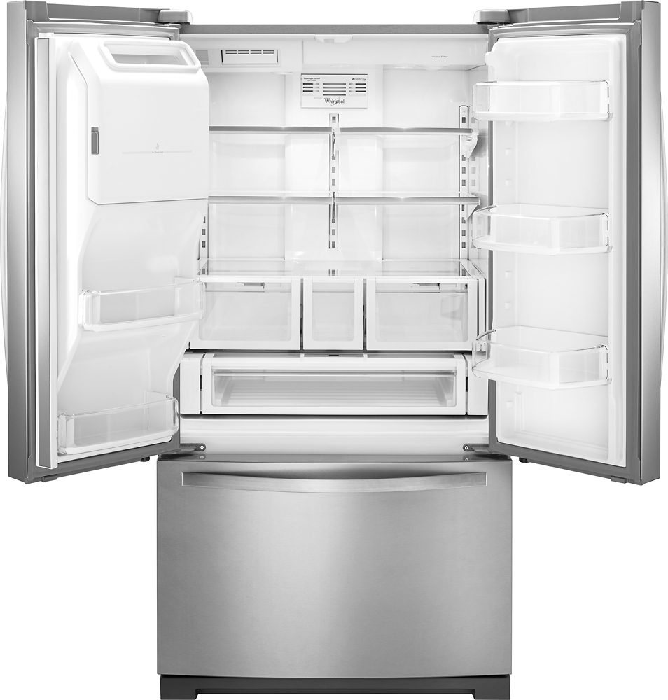 Customer Reviews: Whirlpool 26.8 Cu. Ft. French Door Refrigerator ...